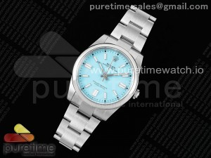 Oyster Perpetual 124300 41mm Clean 1:1 Best Edition 904L Steel Tiffany Blue Dial VR3230
