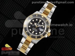 Sea-Dweller 126603 KF 1:1 Best Edition YG Wrapped Black Dial on SS/YG Bracelet VR3235