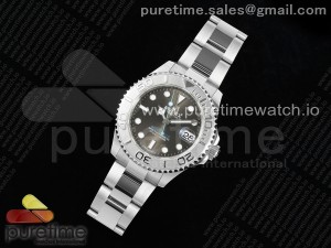 Yacht-Master 37mm 268622 ARF 1:1 Best Edition Gray Dial 904L SS Case and Bracelet A2824