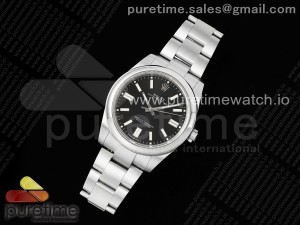 Oyster Perpetual 124300 41mm DIWF 1:1 Best Edition 904L Steel Black Dial A3230