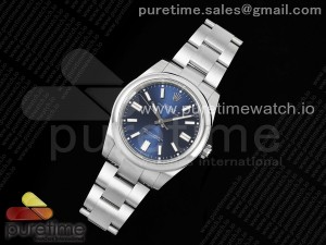 Oyster Perpetual 124300 41mm DIWF 1:1 Best Edition 904L Steel Blue Dial A3230