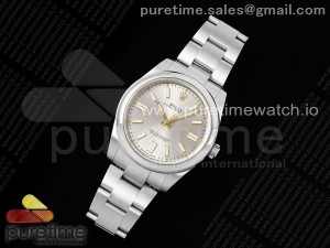 Oyster Perpetual 124300 41mm DIWF 1:1 Best Edition 904L Steel Silver Dial A3230