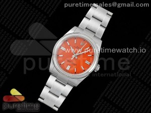 Oyster Perpetual 126000 36mm APF 1:1 Best Edition 904L Steel Red Dial VR3230