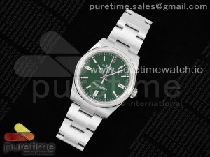 Oyster Perpetual 126000 36mm APF 1:1 Best Edition 904L Steel Green Dial VR3230