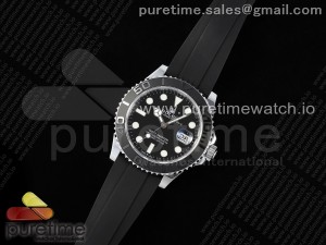 Yacht-Master 226659 SuperF 1:1 Best Edition Black Dial on Oysterflex Strap VR3235