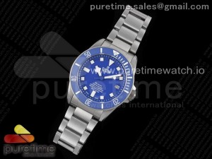 Blue Pelagos XF 1:1 Best Edition on Titanium Bracelet A2824 V5 
