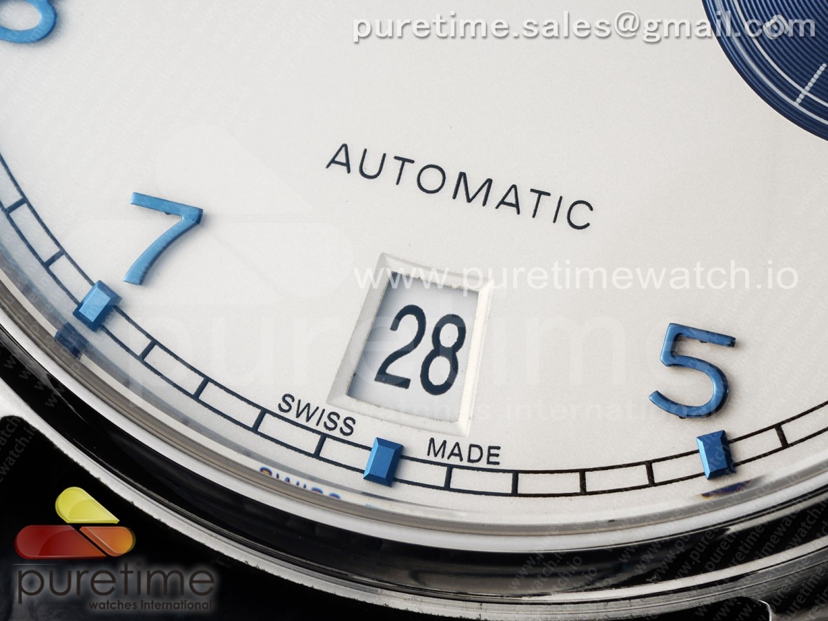 Portuguese Real PR IW500715 SS AZF 1:1 Best Edition White/Blue 